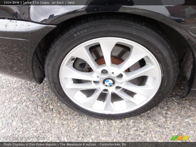 Jet Black / Sand 2004 BMW 3 Series 330i Coupe