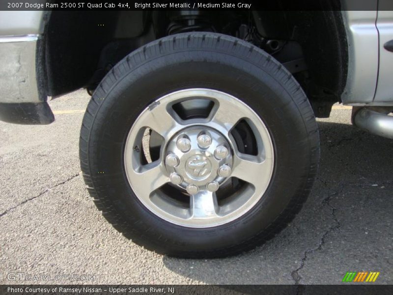 Bright Silver Metallic / Medium Slate Gray 2007 Dodge Ram 2500 ST Quad Cab 4x4