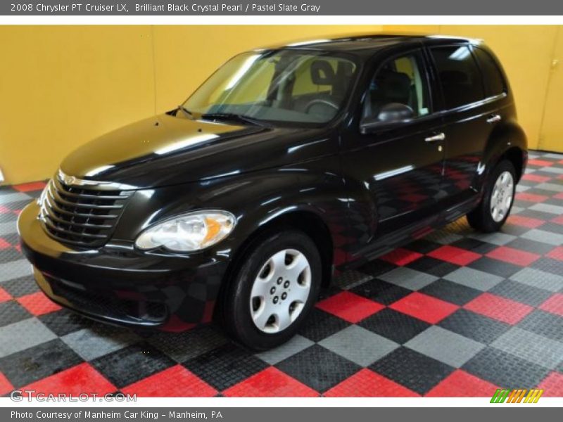 Brilliant Black Crystal Pearl / Pastel Slate Gray 2008 Chrysler PT Cruiser LX