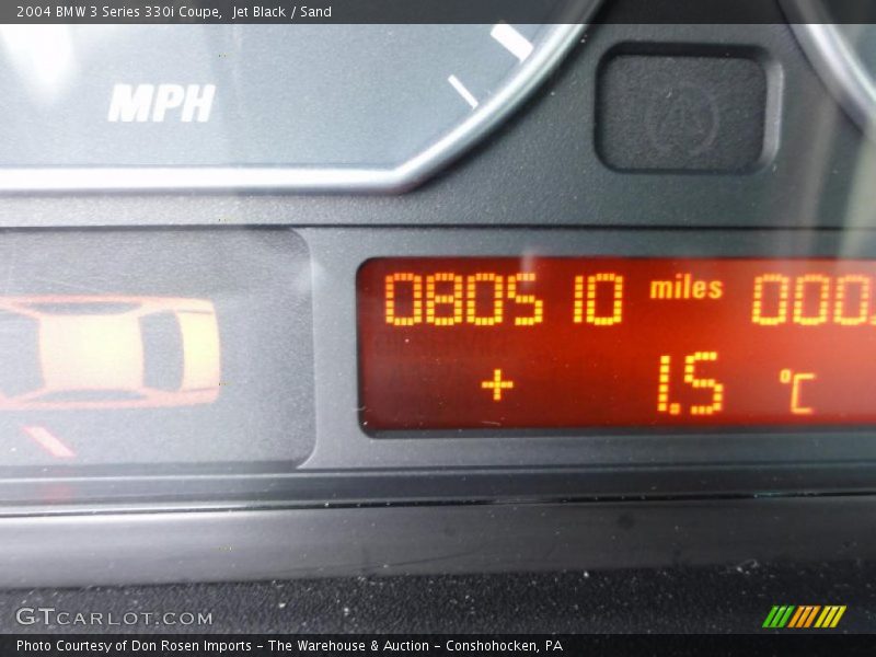 Jet Black / Sand 2004 BMW 3 Series 330i Coupe