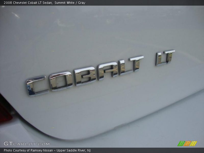 Summit White / Gray 2008 Chevrolet Cobalt LT Sedan