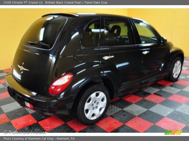 Brilliant Black Crystal Pearl / Pastel Slate Gray 2008 Chrysler PT Cruiser LX