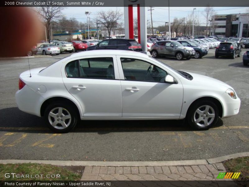Summit White / Gray 2008 Chevrolet Cobalt LT Sedan