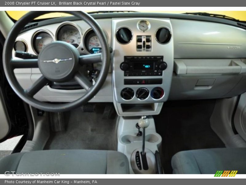 Brilliant Black Crystal Pearl / Pastel Slate Gray 2008 Chrysler PT Cruiser LX