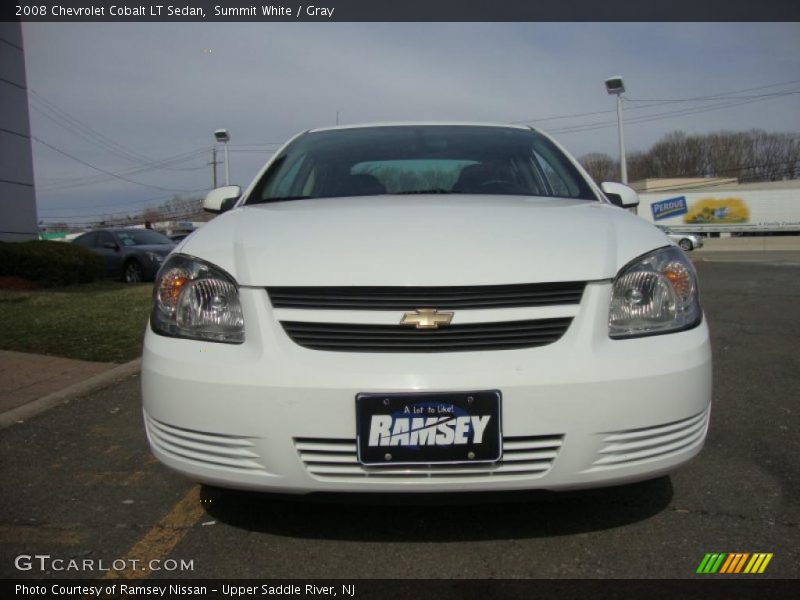 Summit White / Gray 2008 Chevrolet Cobalt LT Sedan