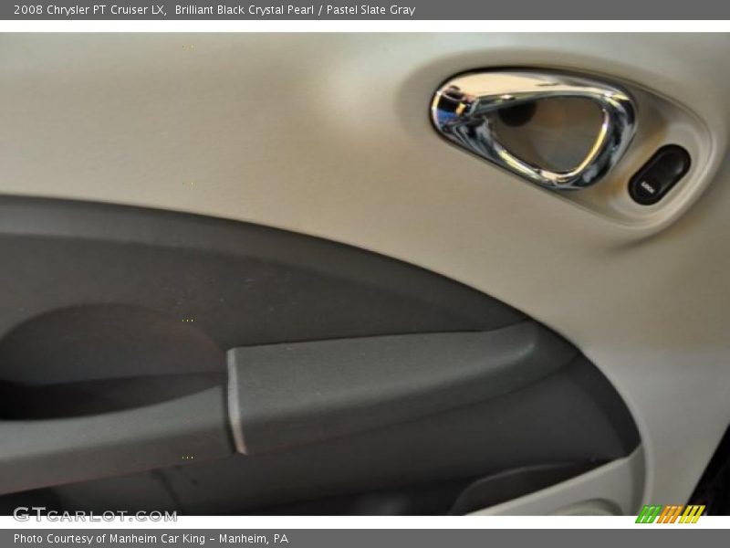 Brilliant Black Crystal Pearl / Pastel Slate Gray 2008 Chrysler PT Cruiser LX