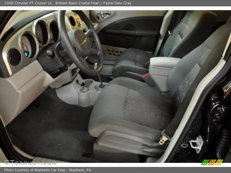 Brilliant Black Crystal Pearl / Pastel Slate Gray 2008 Chrysler PT Cruiser LX