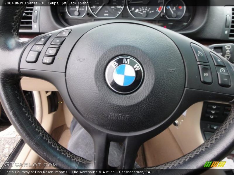 Jet Black / Sand 2004 BMW 3 Series 330i Coupe