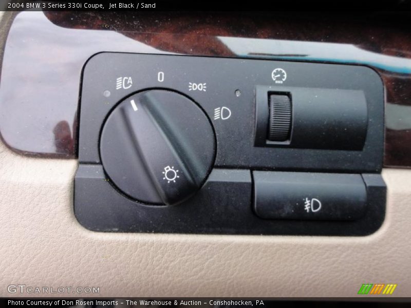 Jet Black / Sand 2004 BMW 3 Series 330i Coupe