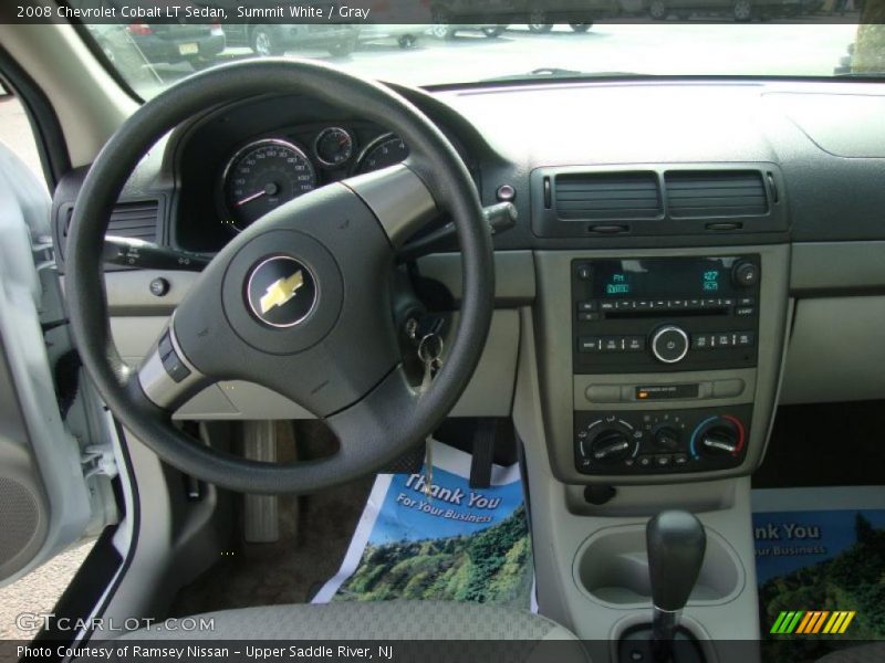 Summit White / Gray 2008 Chevrolet Cobalt LT Sedan