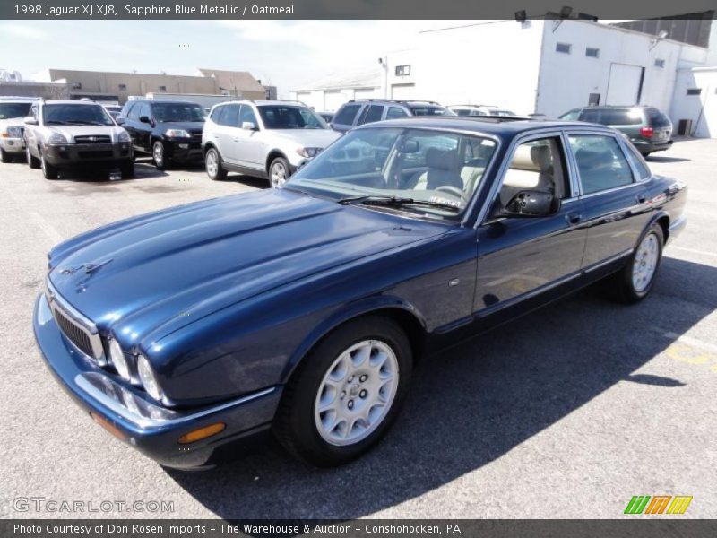 Sapphire Blue Metallic / Oatmeal 1998 Jaguar XJ XJ8