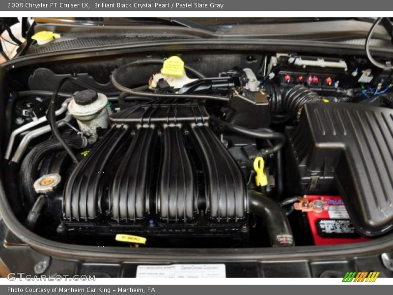 Brilliant Black Crystal Pearl / Pastel Slate Gray 2008 Chrysler PT Cruiser LX