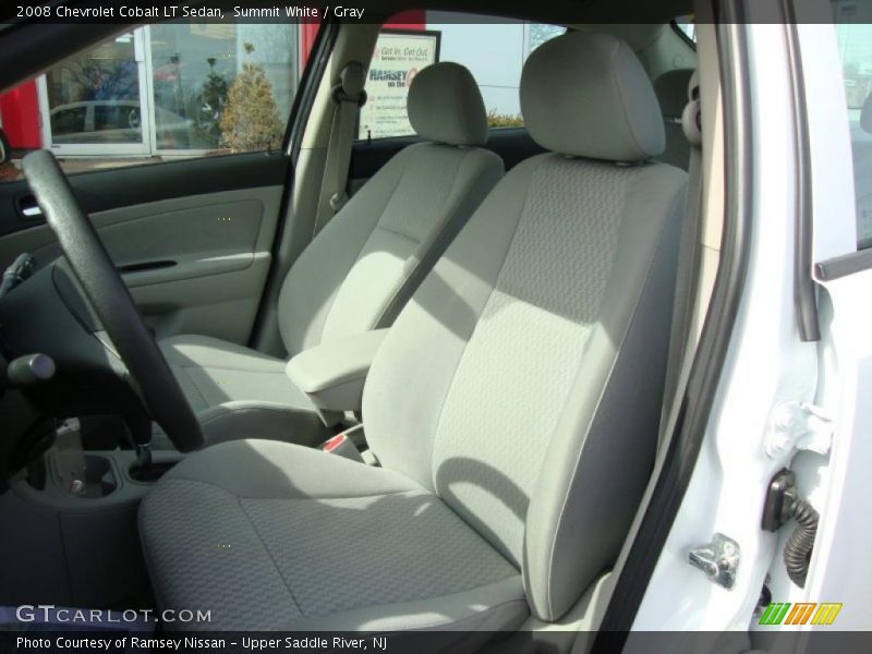 Summit White / Gray 2008 Chevrolet Cobalt LT Sedan