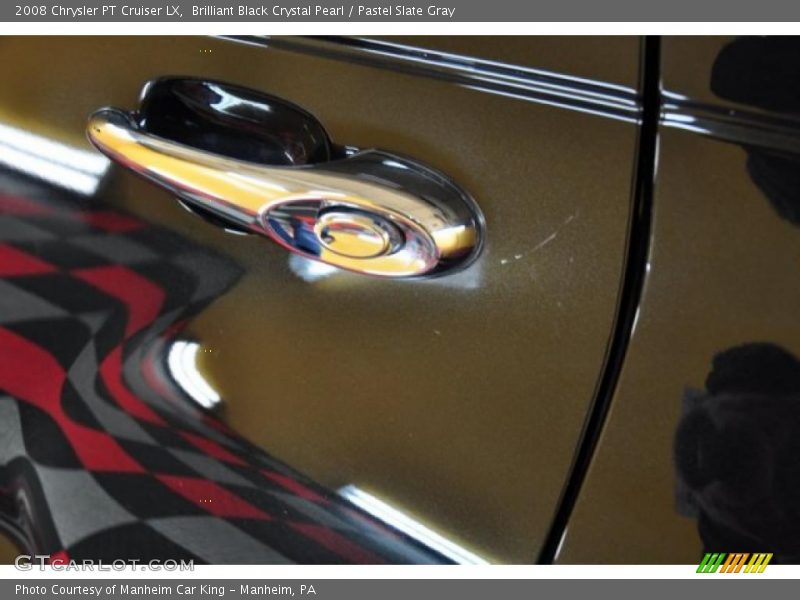 Brilliant Black Crystal Pearl / Pastel Slate Gray 2008 Chrysler PT Cruiser LX