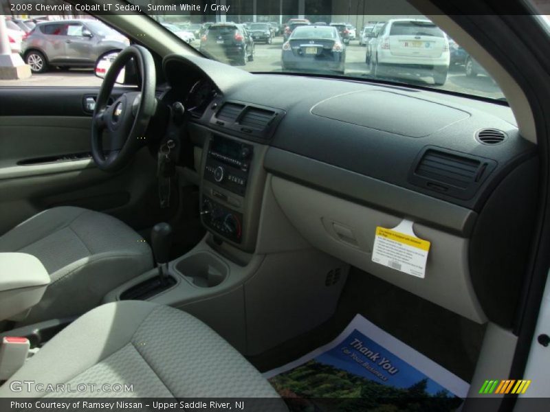 Summit White / Gray 2008 Chevrolet Cobalt LT Sedan