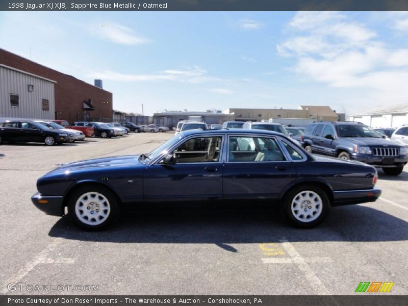 Sapphire Blue Metallic / Oatmeal 1998 Jaguar XJ XJ8