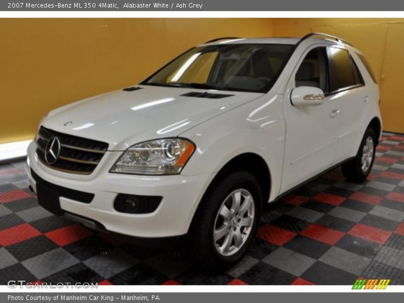 Alabaster White / Ash Grey 2007 Mercedes-Benz ML 350 4Matic