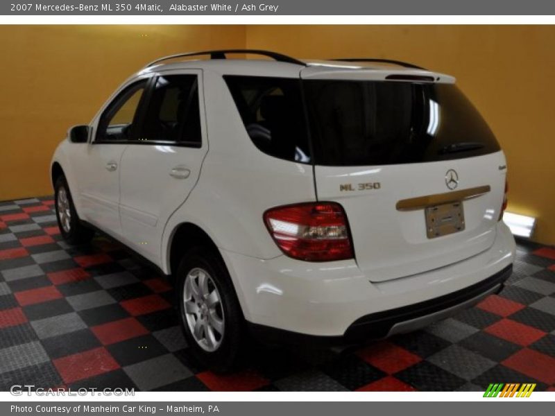 Alabaster White / Ash Grey 2007 Mercedes-Benz ML 350 4Matic