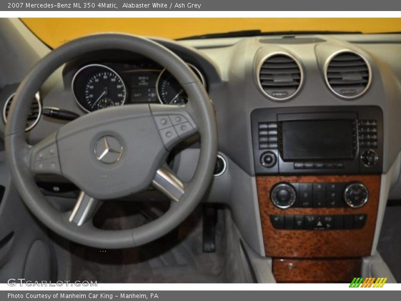 Alabaster White / Ash Grey 2007 Mercedes-Benz ML 350 4Matic