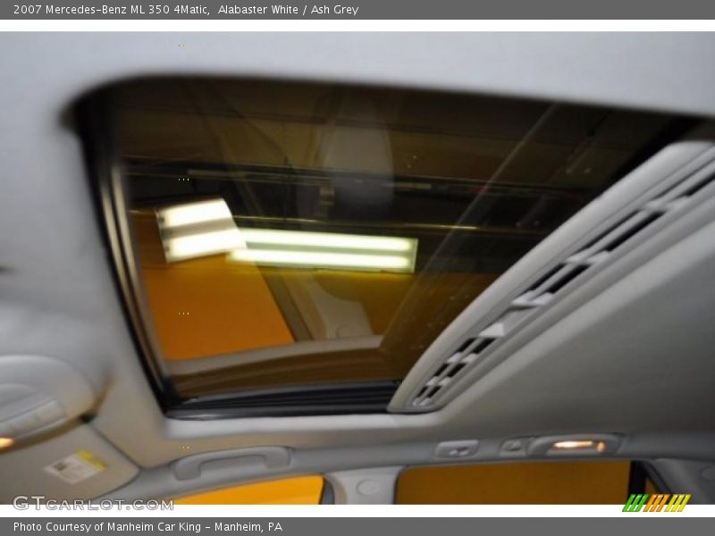 Alabaster White / Ash Grey 2007 Mercedes-Benz ML 350 4Matic