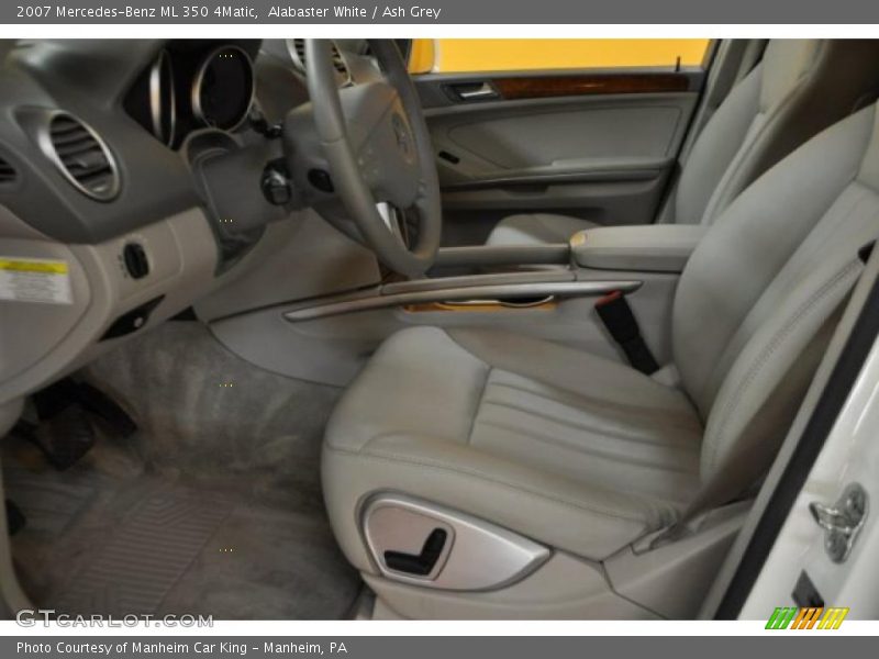 Alabaster White / Ash Grey 2007 Mercedes-Benz ML 350 4Matic