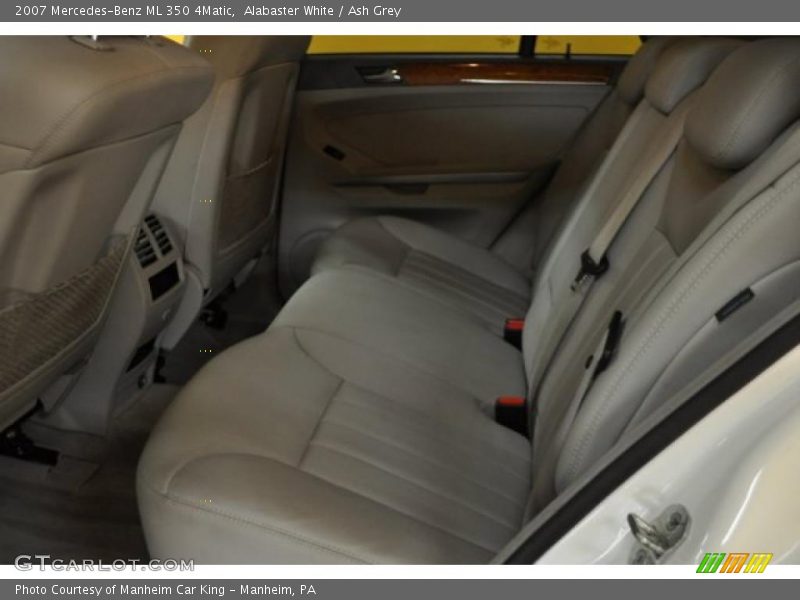 Alabaster White / Ash Grey 2007 Mercedes-Benz ML 350 4Matic
