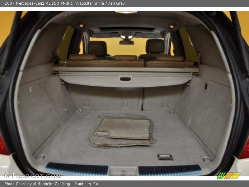 Alabaster White / Ash Grey 2007 Mercedes-Benz ML 350 4Matic
