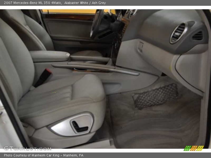 Alabaster White / Ash Grey 2007 Mercedes-Benz ML 350 4Matic