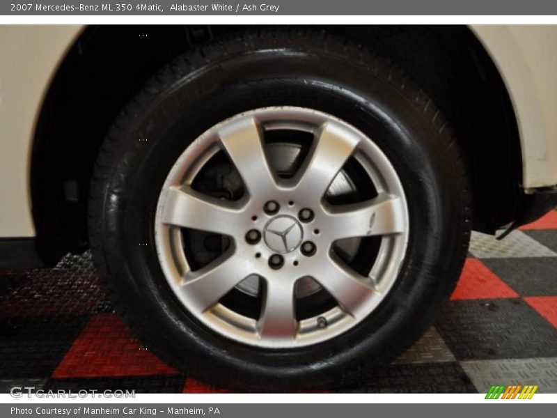 Alabaster White / Ash Grey 2007 Mercedes-Benz ML 350 4Matic