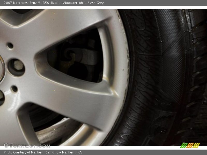 Alabaster White / Ash Grey 2007 Mercedes-Benz ML 350 4Matic