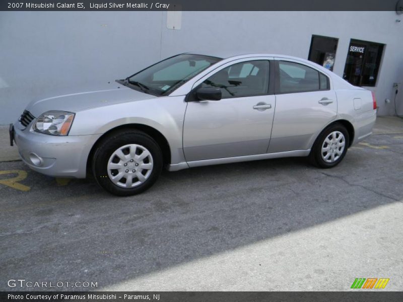 Liquid Silver Metallic / Gray 2007 Mitsubishi Galant ES