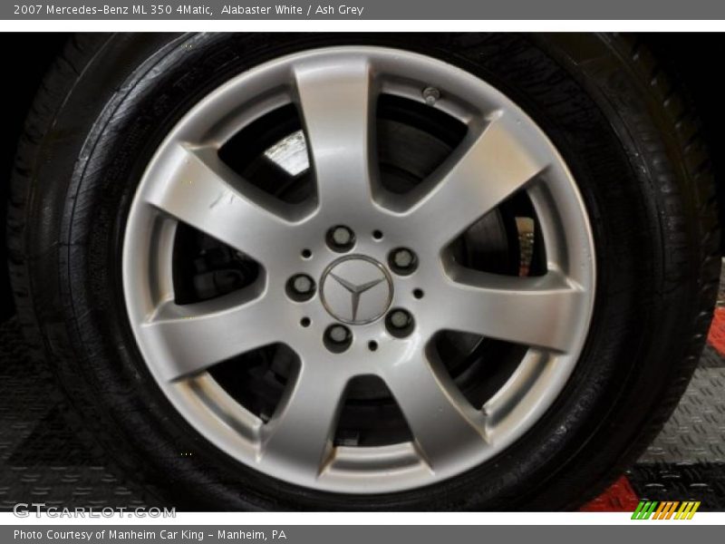 Alabaster White / Ash Grey 2007 Mercedes-Benz ML 350 4Matic