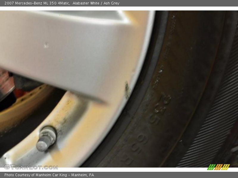 Alabaster White / Ash Grey 2007 Mercedes-Benz ML 350 4Matic
