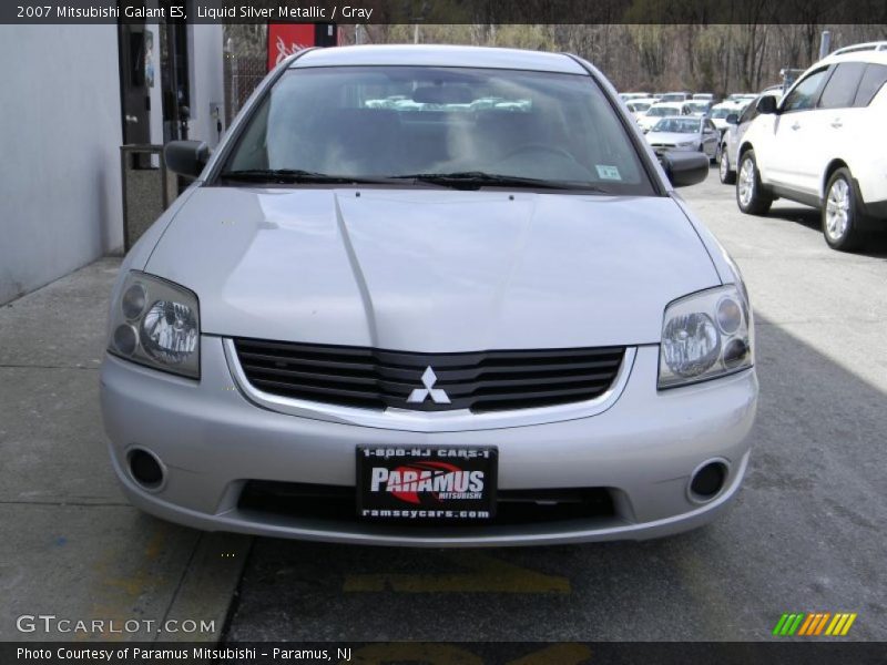 Liquid Silver Metallic / Gray 2007 Mitsubishi Galant ES