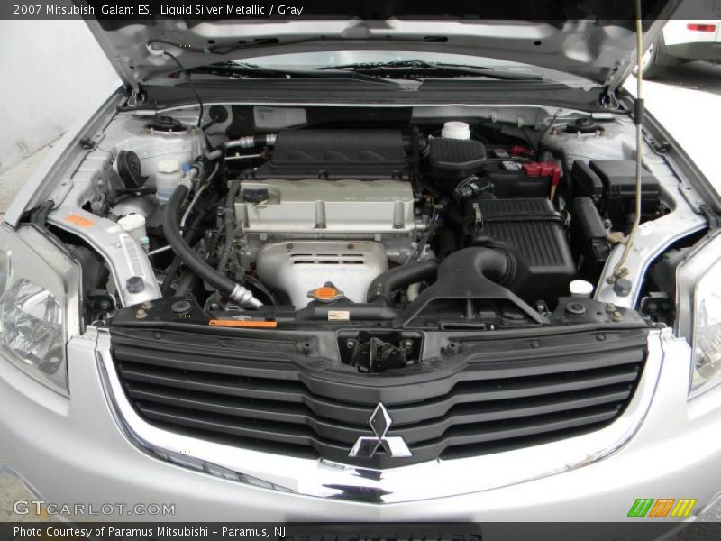 Liquid Silver Metallic / Gray 2007 Mitsubishi Galant ES
