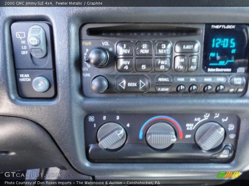 Controls of 2000 Jimmy SLE 4x4