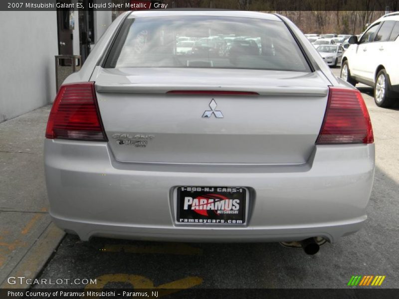 Liquid Silver Metallic / Gray 2007 Mitsubishi Galant ES
