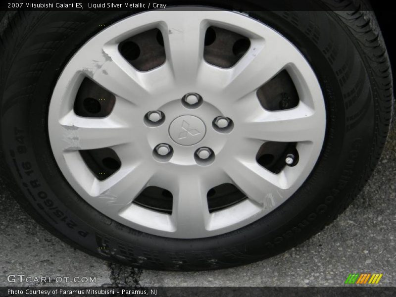 Liquid Silver Metallic / Gray 2007 Mitsubishi Galant ES