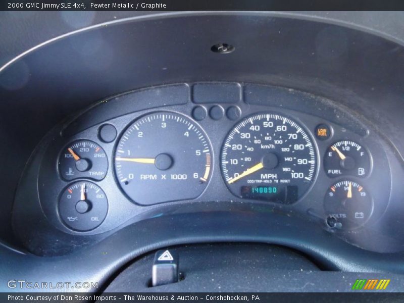  2000 Jimmy SLE 4x4 SLE 4x4 Gauges