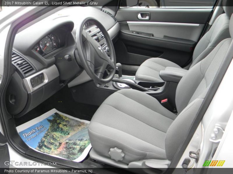 Liquid Silver Metallic / Gray 2007 Mitsubishi Galant ES