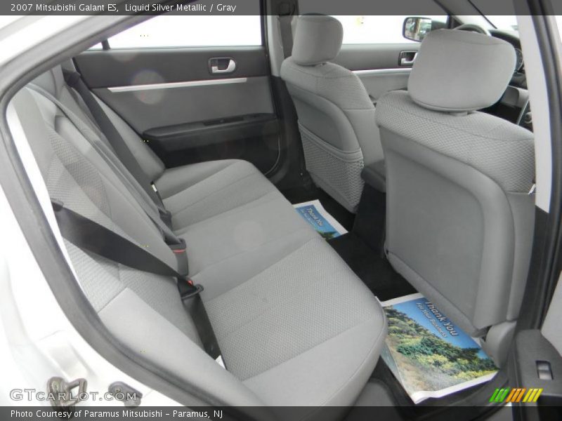 Liquid Silver Metallic / Gray 2007 Mitsubishi Galant ES