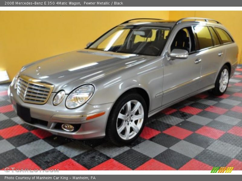 Pewter Metallic / Black 2008 Mercedes-Benz E 350 4Matic Wagon