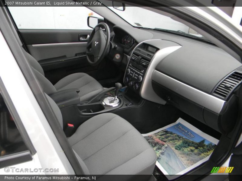 Liquid Silver Metallic / Gray 2007 Mitsubishi Galant ES