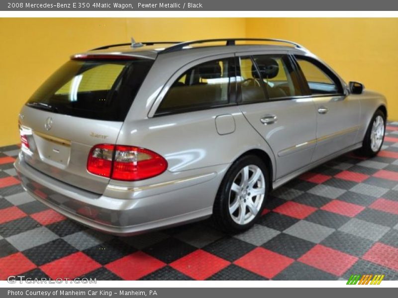 Pewter Metallic / Black 2008 Mercedes-Benz E 350 4Matic Wagon