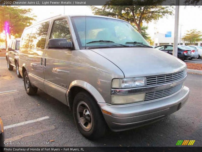 Light Pewter Metallic / Neutral 2002 Chevrolet Astro LS