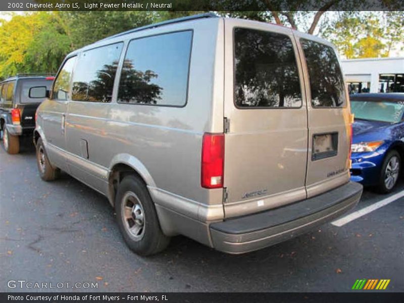 Light Pewter Metallic / Neutral 2002 Chevrolet Astro LS