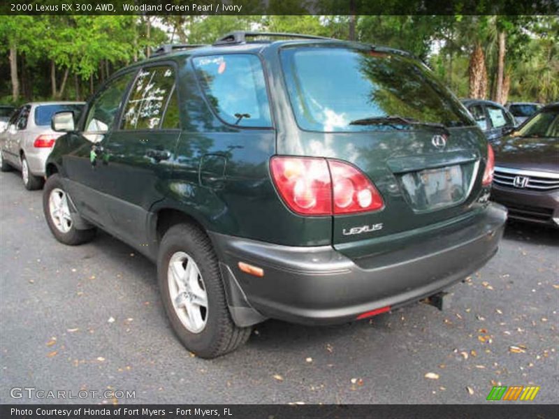 Woodland Green Pearl / Ivory 2000 Lexus RX 300 AWD