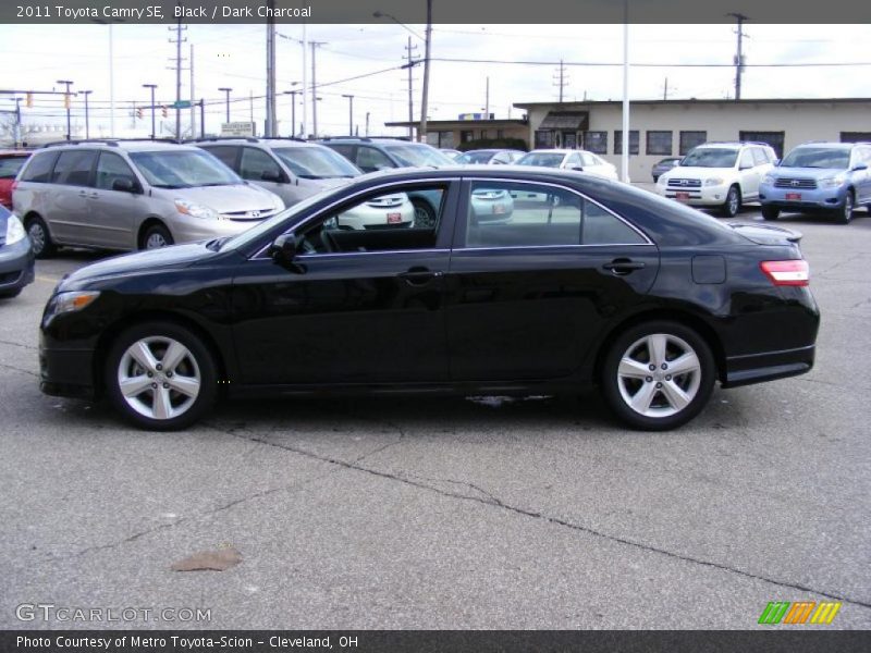 Black / Dark Charcoal 2011 Toyota Camry SE