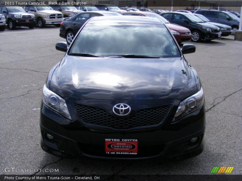 Black / Dark Charcoal 2011 Toyota Camry SE
