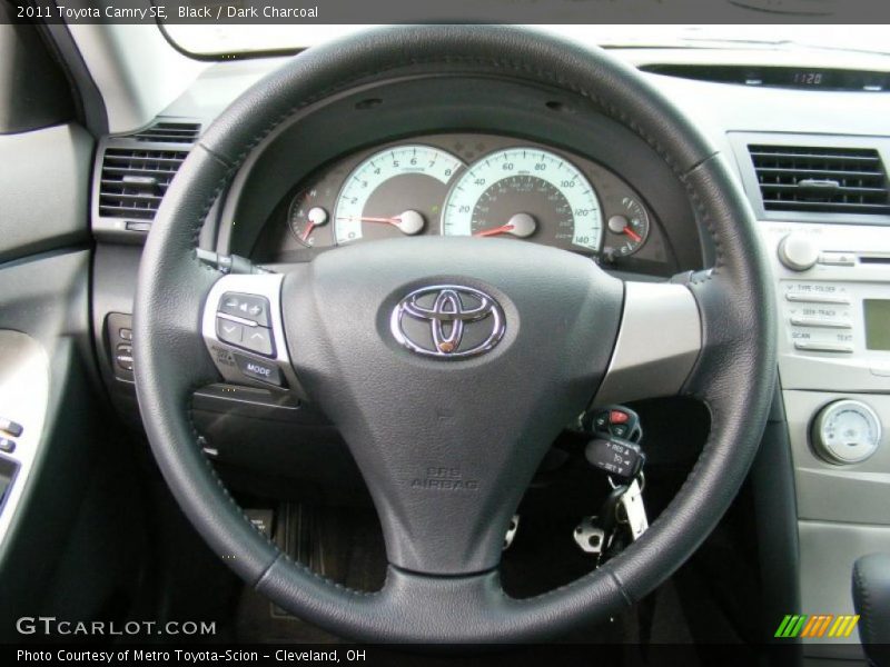 Black / Dark Charcoal 2011 Toyota Camry SE